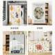 Punch-free balcony washing machine sun screen insulation cover cloth sunshade curtain waterproof cover sunshade cabinet shade curtain