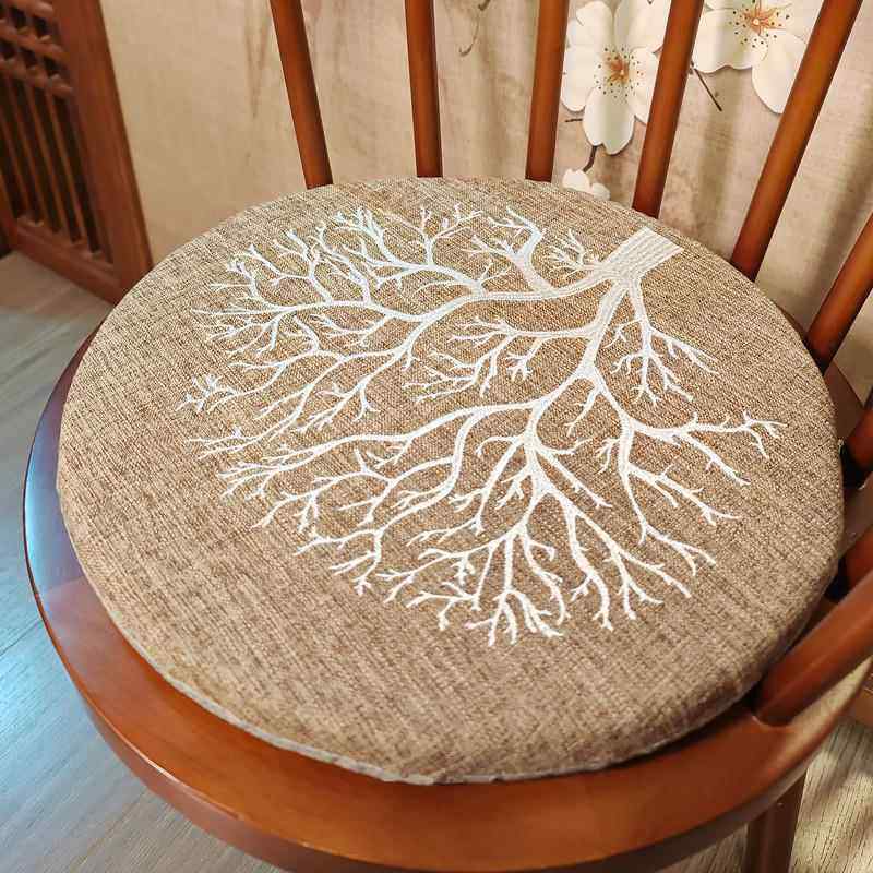 Genuine removable round cushions, dining chairs, stools, student bay window mats, tea art mats, sitting meditation office mats, room mats and futons