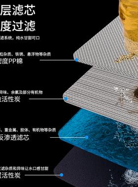 RO反渗透直饮水机滤水净BSWAJA-6机家用厨房净器自水来流水大量化