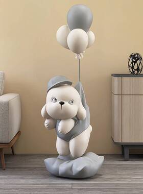 狗客厅大型落装发饰摆件家居饰电地YZ-2147视柜沙旁边开业乔迁新