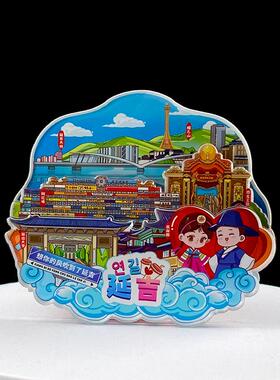 长春这有山净月潭长白山珲春图们口岸延吉网红墙延边大学一眼三国