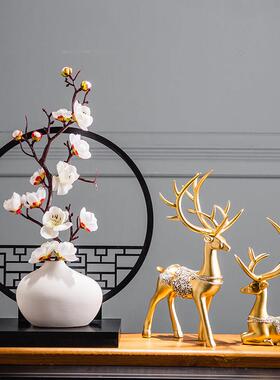 家里装饰艺术摆件轻奢现代客厅北欧风格玄关酒柜创意简约小工艺品