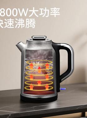 唐风1888纯钛烧水壶新款家用手动上水壶电热水壶泡茶专用茶台