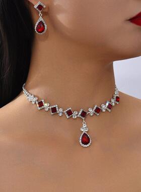 Party Accessories Necklace and Earrings Elegant Jewelry Set