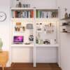 Fengyang carbon steel mesh frame storage rack double-layer clothes drying rack hole board desk dining cabinet storage rack combination