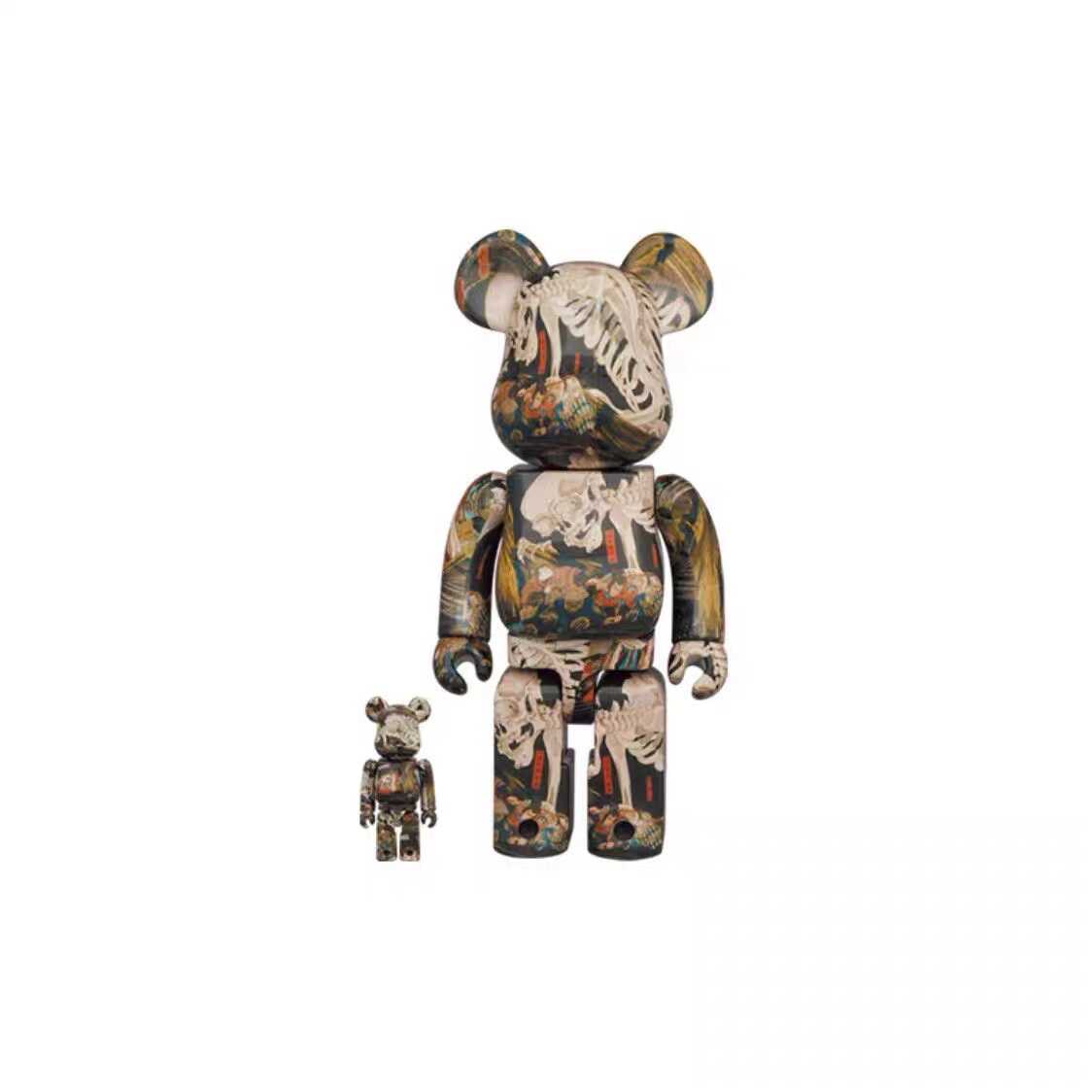 正規店仕入れの Be Rbrick ベアブリック 浮世絵 Utagawa Kuniyoshi Kaws 400 100 猫飼好五十三疋 歌川国芳 キューブリック ベアブリック Www Charlemagne Be