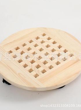 可移动厚实花托万向花架装饰摆件