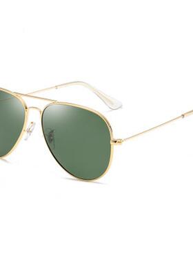 男生墨镜男款2026新款金属时尚光学钢化玻璃墨镜不锈钢男女士太阳