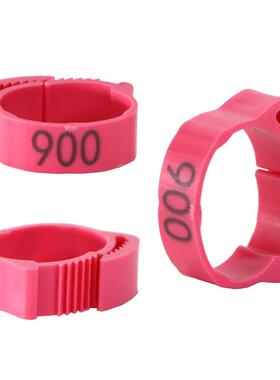 30PCS Chicken Foot Ring Adjustable Size Poultry Leg Digital