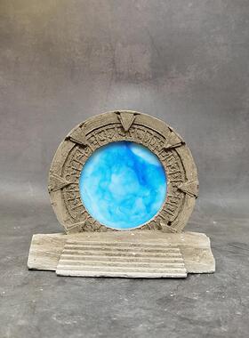 高档冬官手作 时水树脂泥鱼缸造件景摆布景科幻空门虫洞星门星际