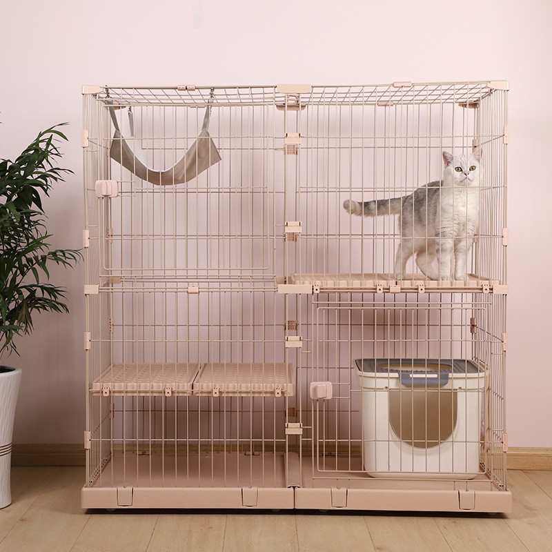 创逸猫笼子家用室内别墅超大自由空间猫咪幼猫养猫舍猫窝猫屋自由,淘宝优惠券,粉丝福利购,淘宝优惠卷