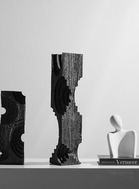 左顾 创意树枝状木纹抽象简约现代家居软装饰品样板房间书房摆件