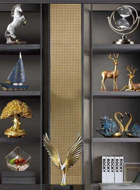 现代轻奢客厅酒柜创意摆件家居柜子办公室上档次工艺品装饰品