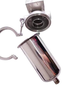 不锈钢过滤器定制5寸10寸20寸芯过滤器厨房用污水过滤器
