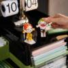 Hole board storage box household desktop drawer stationery finishing box storage rack living room file plastic storage box