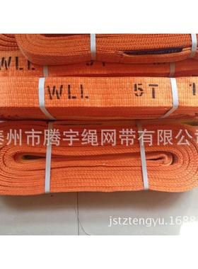 扁平吊装带5T3-6M彩色涤纶吊带5吨5T吊装带5t34568m起重吊带