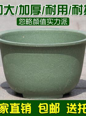 有孔加厚塑料花盆特大号阳台庭院种树盆铁树盆景大花盆龙缸盆包邮
