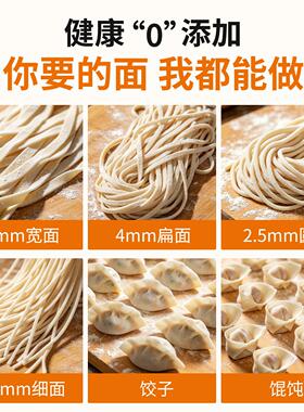 岳不锈钢新款立小型电动面条机家皮用面不锈钢压全自动多功能揉面