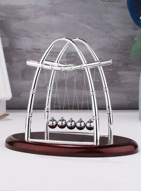 办公桌方形黑底撞球儿童装饰摆件