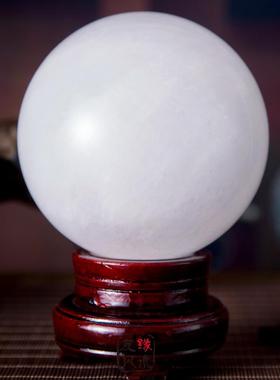 天然水晶球摆件红黄白粉紫水晶真原石打磨招财送礼装饰支持鉴定