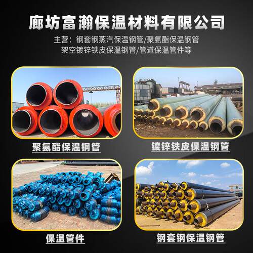 聚氨酯保温钢管小区热力供热暖气改造聚氨酯预制直埋发泡保温管道 - 图1