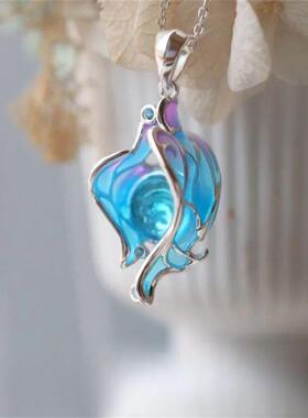 神风神瞳项链吊坠散落元素水清透神风同人周边赠友ins礼物锁骨链