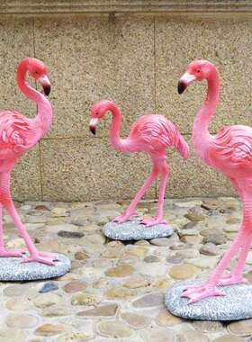 厂园家直销树脂工艺品仿真火摆件烈户101外园林景观鸟花庭院家居