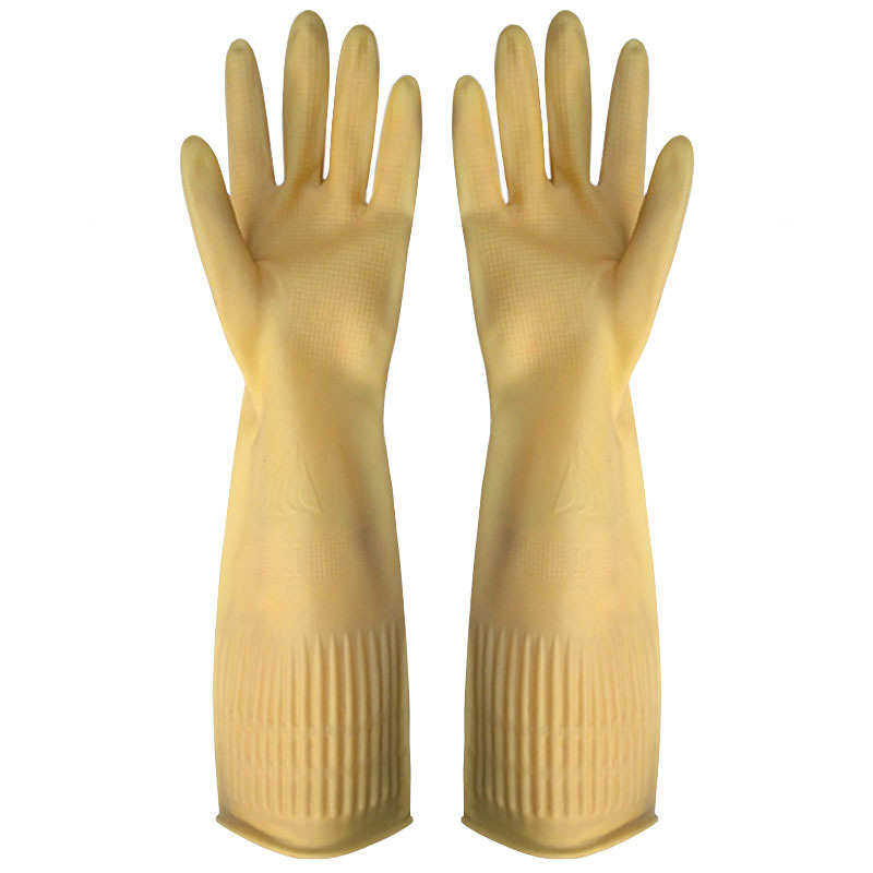 BC10橡胶牛筋乳胶手套加长款女家务厨房洗碗衣服劳保工作防水加厚,淘宝优惠券,粉丝福利购,淘宝优惠卷