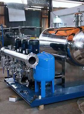 全自动变频供水设备恒压无负压Q=12m3/hH=95m加压机组N=5.5KW