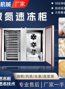 水饺混沌液氮式速冻柜全自动多功能柜式速冻机小型液氮速冻设备