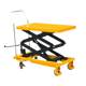 Special offer manual lift 785 trolley flat foot pedal hydraulic mobile high loading and unloading truck small scissors and lifting
