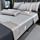 2025 new wormwood ice silk mat cool mat summer air conditioning mat machine-washed bed sheet summer washing straw mat three-piece set