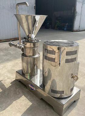 不锈钢胶体磨 花生酱米糊狗粮研磨机 酱料骨泥湿法细化胶体磨