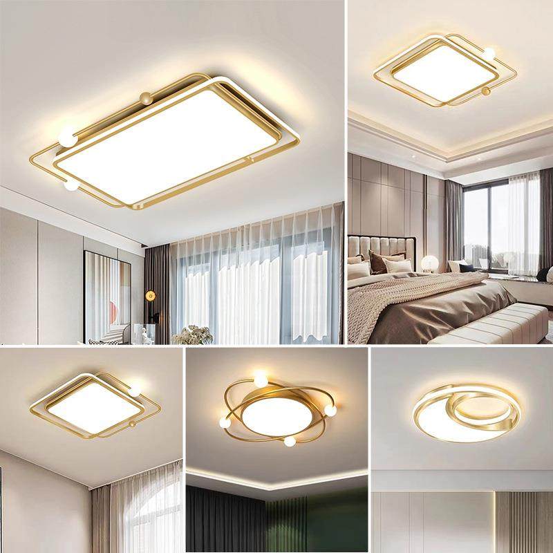 LED客厅吸顶灯大气长方形卧室灯具书房简约现代北欧中山套餐组合,淘宝优惠券,粉丝福利购,淘宝优惠卷