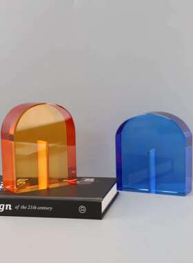 轻奢简约水晶拱形桥形摆件个性时尚拱门家居艺术创意摆件软装样板