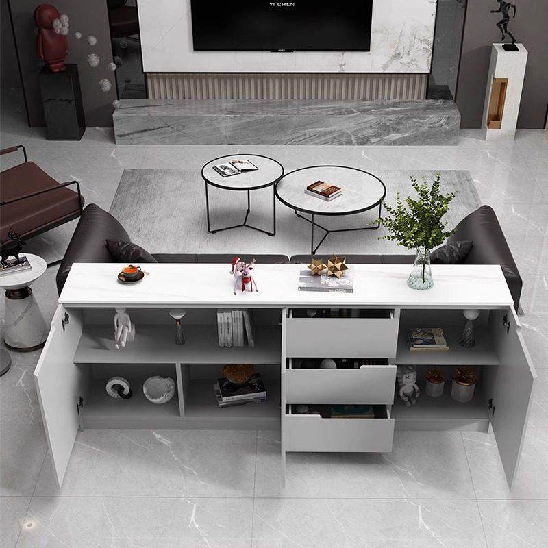 岩板餐边柜现代简约餐厅靠墙家用玄关柜极简沙发靠背柜客厅隔断柜,淘宝优惠券,粉丝福利购,淘宝优惠卷