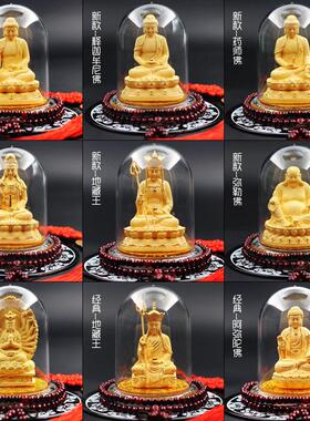 绒沙金汽车摆件车上佛像观音车内装饰品车载观音摆件