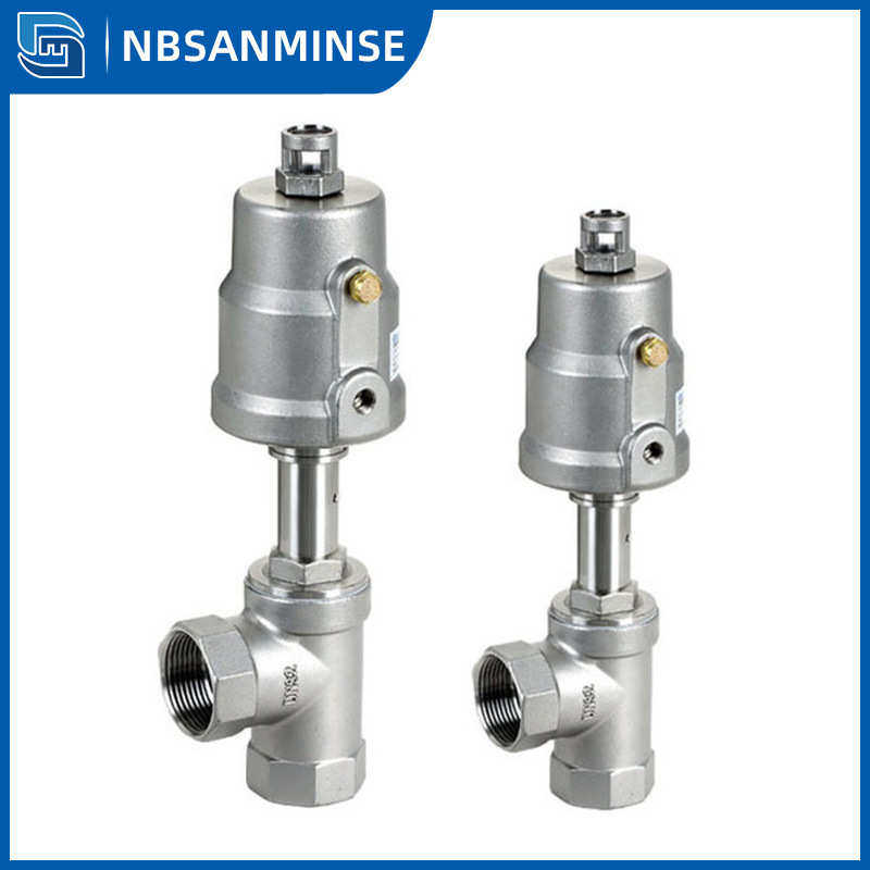 不锈钢SS304灌装阀执行器二通螺纹式连接316角座阀200C高温气控阀,淘宝优惠券,粉丝福利购,淘宝优惠卷