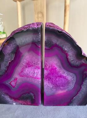 PGJJ-000现代约间简天然瑙玛房石书立书档书靠创意样板书软装书档