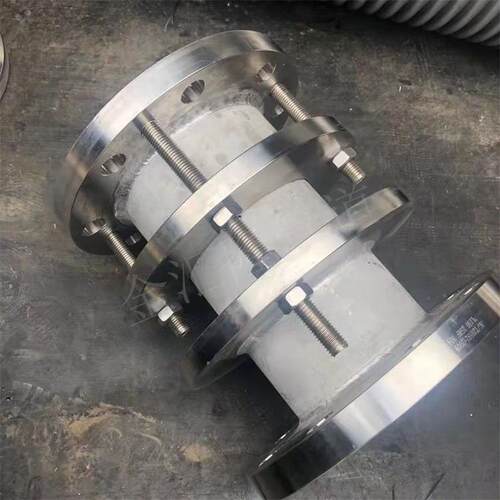 316L不锈钢双法兰限位伸缩器 B2F型不锈钢管道伸缩节 - 图0