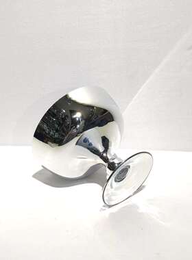 创意镀银设计玻璃花205-17现瓶轻奢代餐式厅桌面欧插花装饰摆件