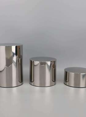 现代简约创意银色不锈钢柱摆件样板房售楼部客厅卧室书房桌面饰品