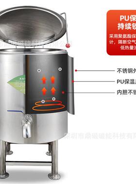 量550商电煮锅大304不锈钢高汤桶容熬骨头汤卤肉汤锅麻辣烫粉用面