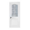 Factory direct sales bathroom wooden door white simple kitchen glass door solid wood paint set door