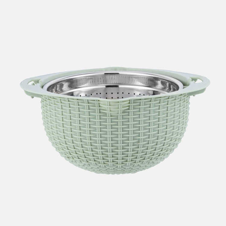 沥水塑钢多厨房水果盘盆家用用水盆筛盆沥水洗菜果蔬篮漏沥水双层,淘宝优惠券,粉丝福利购,淘宝优惠卷