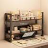 Storage rack desktop multi-layer bookshelf student office computer desk storage rack S068 hole plate rack
