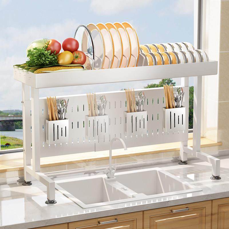 厨房可伸缩洞洞板水槽置物架用品水池碗盘放碗架沥水碗碟碗筷收纳,淘宝优惠券,粉丝福利购,淘宝优惠卷
