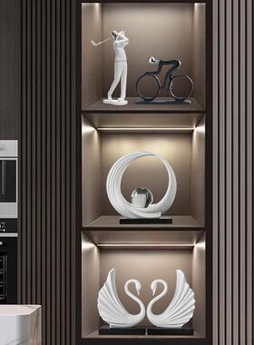 财源滚滚现代简约艺术摆件客厅轻奢高档玄关酒柜装饰品高级感小众