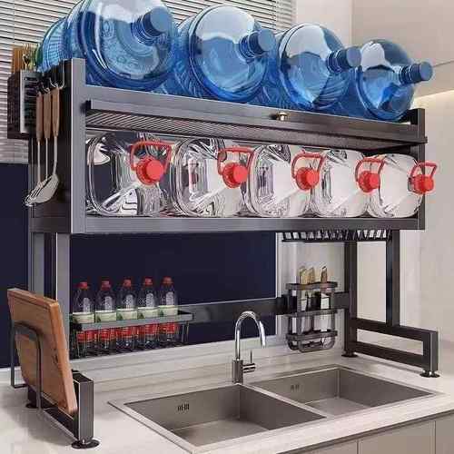 厨房ycl10207水槽置面物架水尘碗柜池洗碗槽台收纳多功能防储物防 - 图2