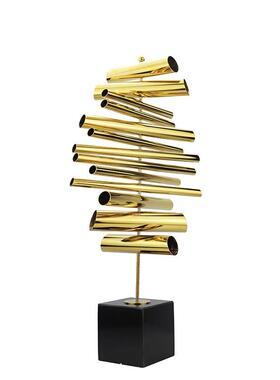 创意金属雕塑摆件样板房售楼处桌面玄关书桌书柜书架饰品